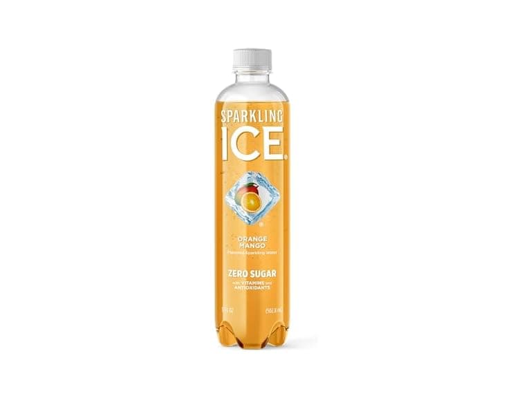 1CT Sparkling Ice, Orange Mango Sparkling Water - Image 1