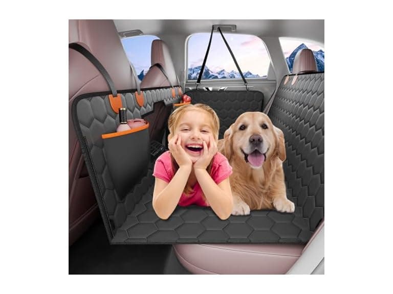 Back Seat Extender, Dog Car Seat Cover 350lbsDog - Image 1