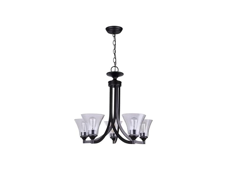Canarm Chandelier, Clear Glass - Image 1