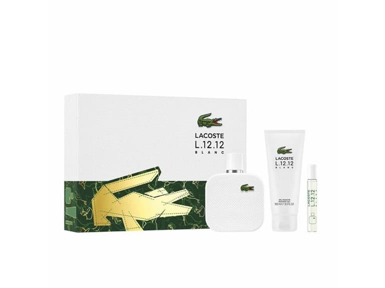 L.12.12 Blanc/Lacoste Set (M) - Image 1