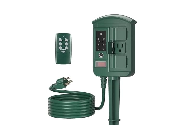 BN-LINK Outdoor Power Stake Waterproof Timer - Image 1