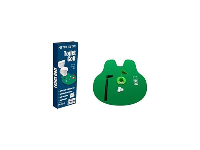 EZ Drinker Toilet Golf Joke & Novelty Set - Play Golf on the Toilet - Image 1