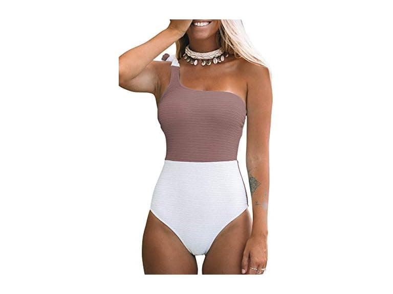CUPSHE One Piece Shoulder Strap Swimsuit - Image 1