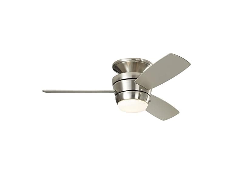 Harbor Breeze Mazon 44-in Brushed Nickel Indoor Ceiling Fan