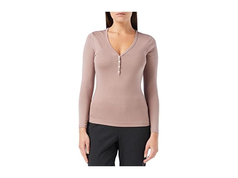 Amazon Essentials Women Slim-fit Henley T-shirt - Image 1
