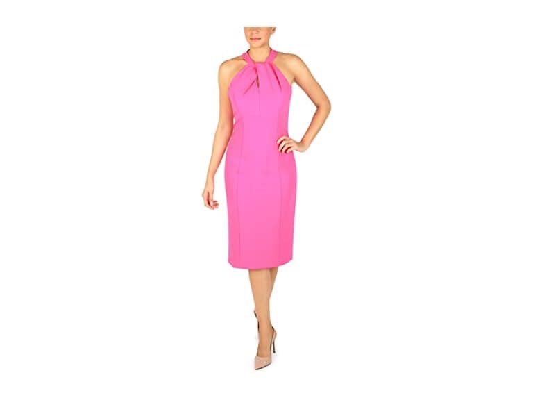 Julia Jordan Women (10) Sleeveless Knot Neck Dress - Image 1