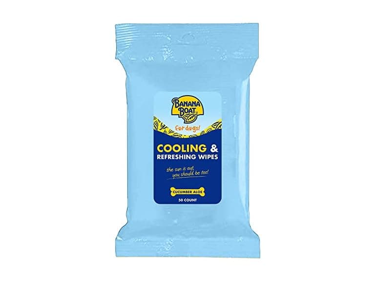 Banana Boat Dog Wipes Cooling 50ct - Image 1