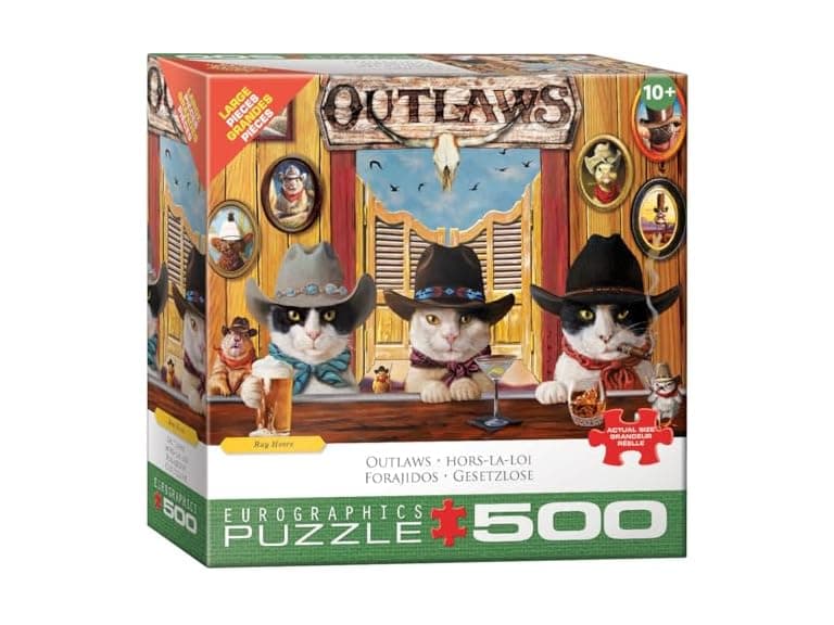 Outlaws 500 Piece Puzzle - Image 1