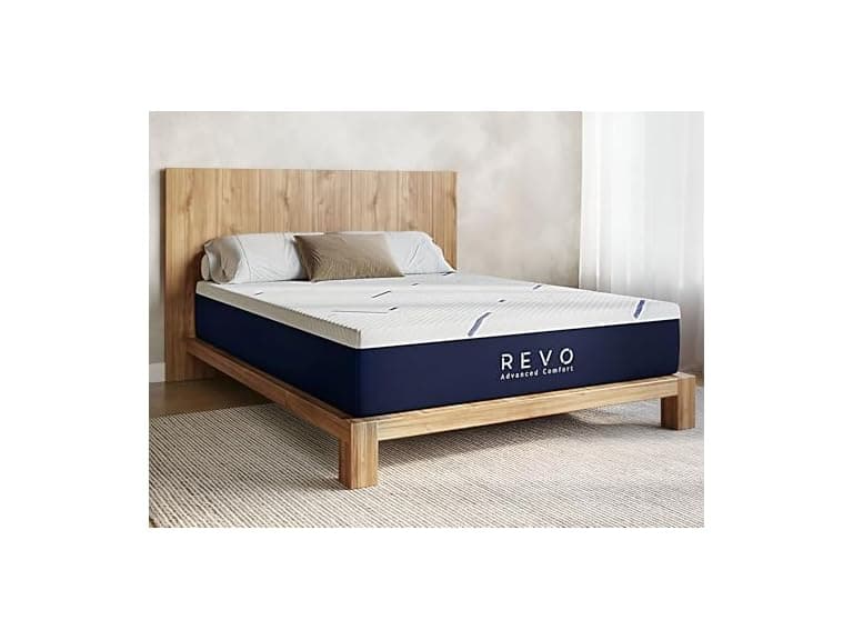 REVO 14in Gel Memory Foam Mattress King - Image 1