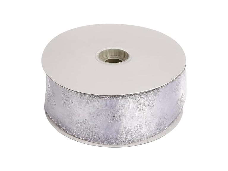 Morex Ribbon Snowflake 2.5" X 50 YD - Image 1