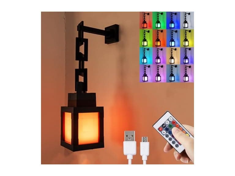 Pixelated Lantern Night Light 