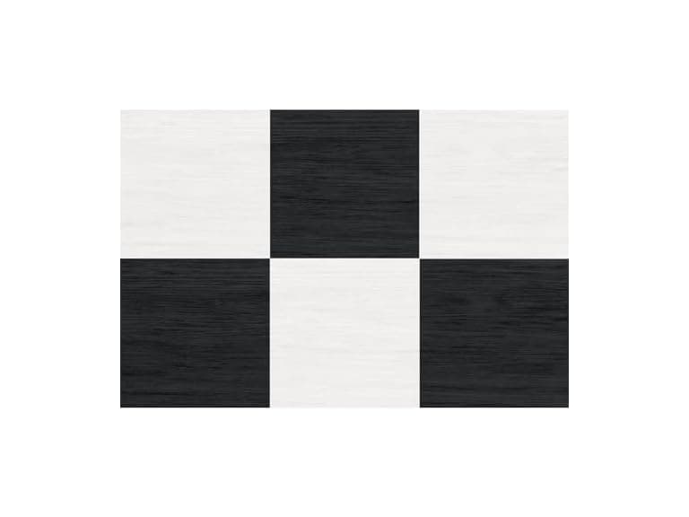 FloorPops x Chris Loves Julia 12-in by 12-in Lawrence Black  - Image 1