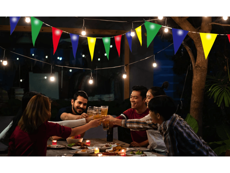 LED Bunting Outdoor Lighting
