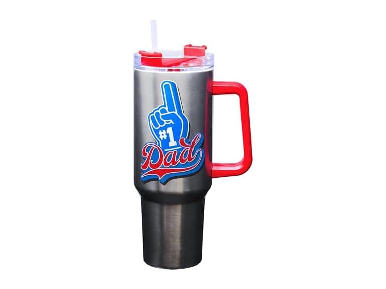 Spoontiques #1 Dad Travel Mug 40oz - Image 1