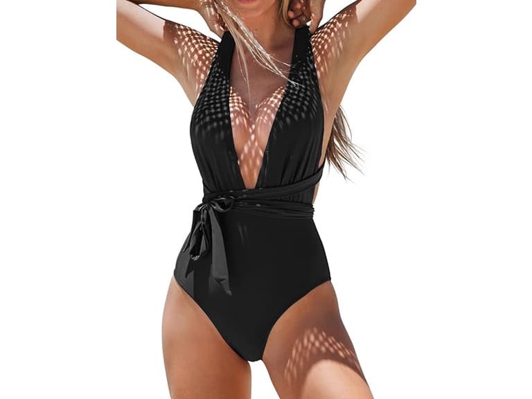 CUPSHE One Piece Self Tie Swimsuit - Image 1