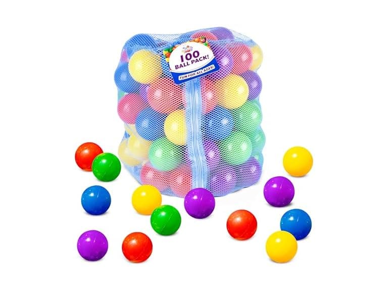 Sunny Days Entertainment 100 Ct Multi Colored Play Balls - Image 1