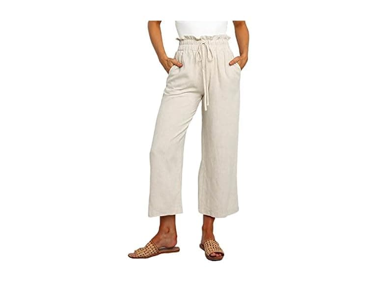 Dokotoo Women (XL) Comfy Casual Loose Tie Pants - Image 1