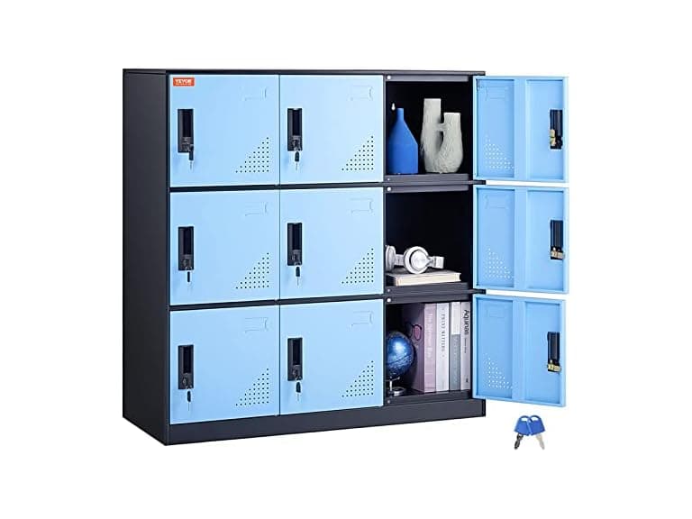 VEVOR Metal Locker for Employees, 9 - Image 1