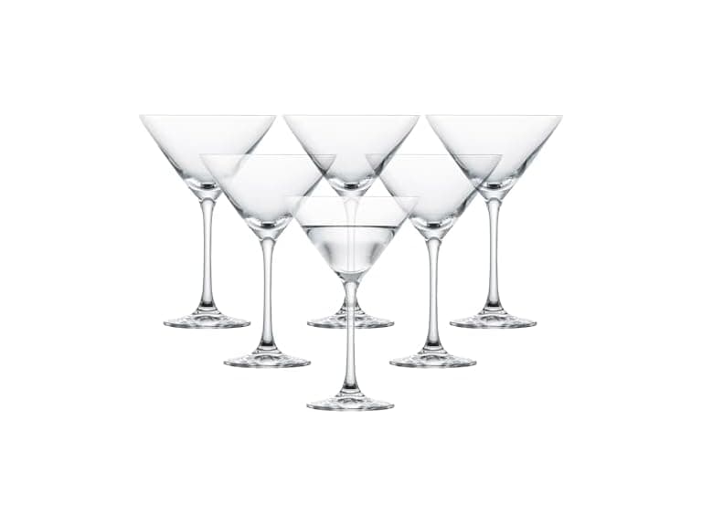 Eater x Zwiesel Fortessa Folly Crystal Glass, 6 Ounce Martini 6 CT - Image 1