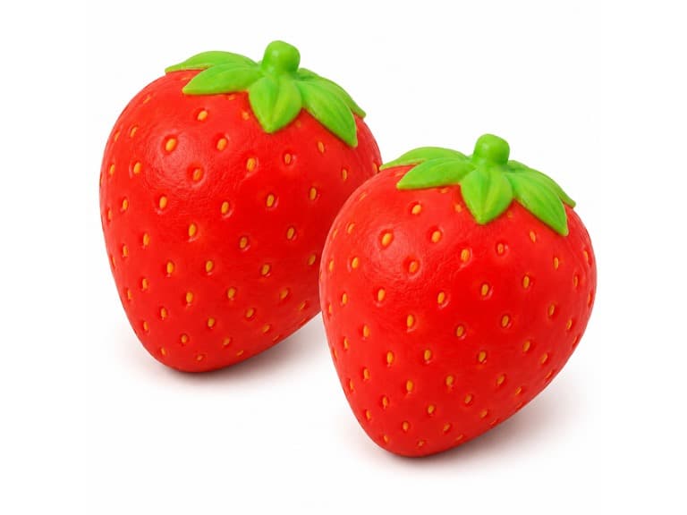2-Pack Strawberry Squishy Toy - Image 1