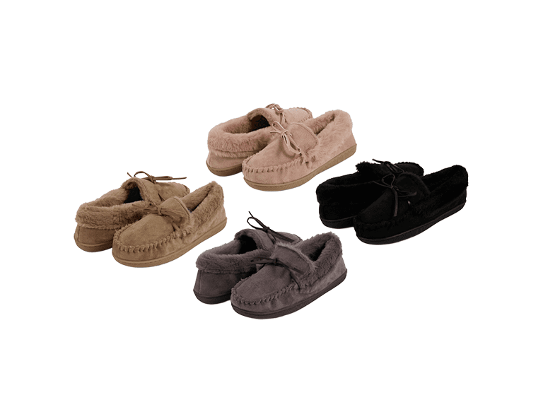 Floopi Women's Microsuede Moccasin Slipper - Image 1