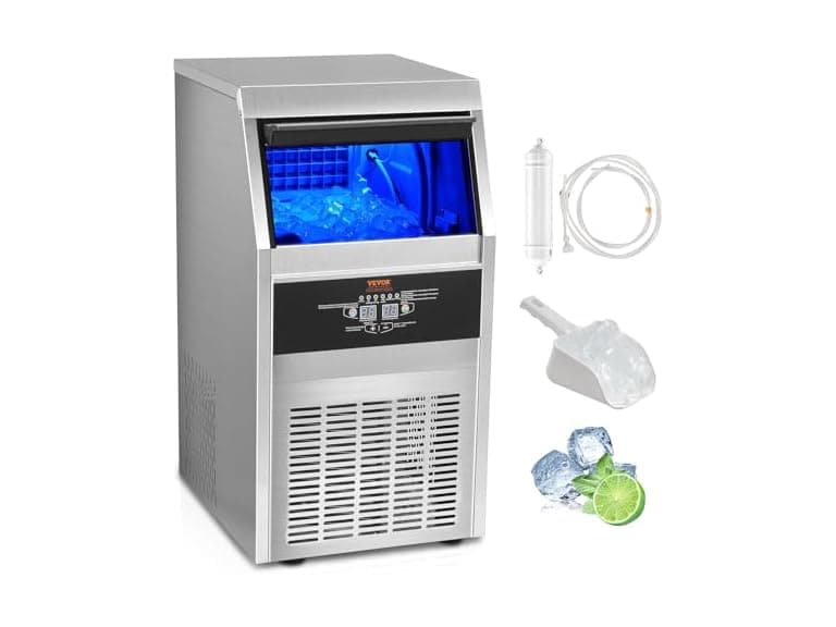 110V Commercial Ice Maker 80-90LBS/24H with