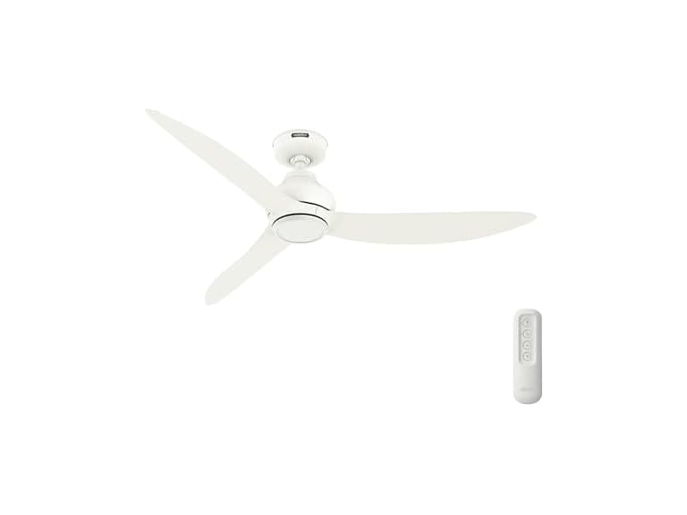 Hunter Fan 52" Matte White Indoor/Outdoor Ceiling Fan - Image 1