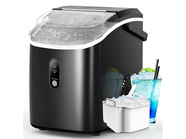 Kndko Countertop Nugget Ice Maker, 34lbs/Day - Image 1