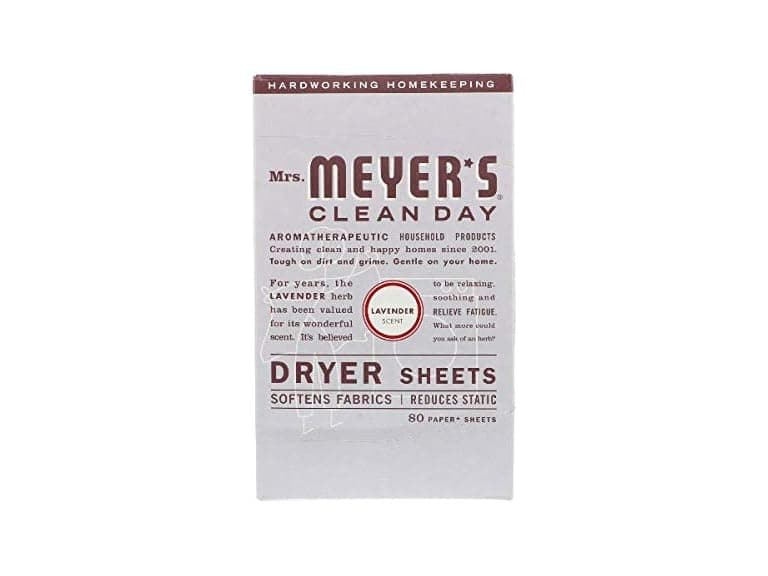 MRS. MEYER'S Dryer Sheets,Lavender, 80 SHT - Image 1