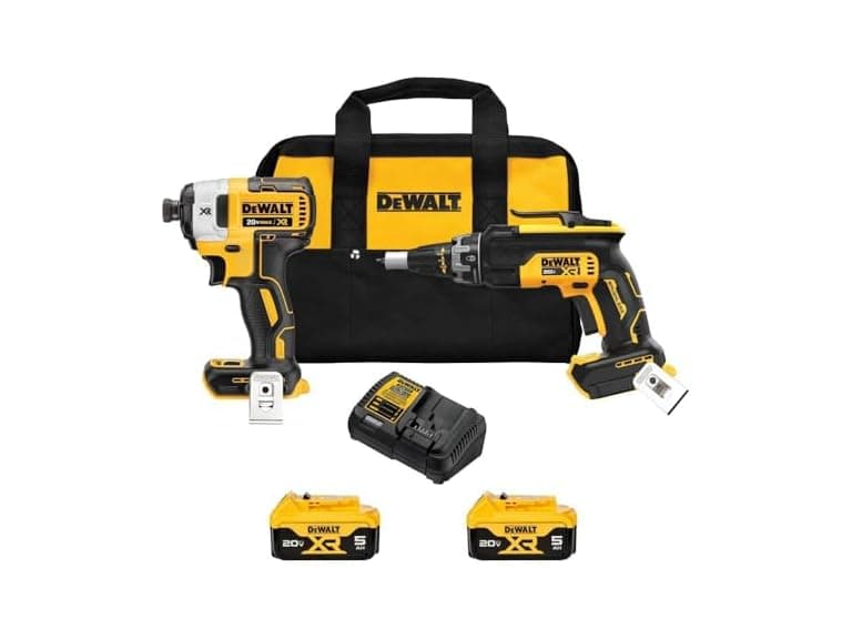 DEWALT DCK268P2 20V Drywall and Impact Driver Combo Kit - Image 1