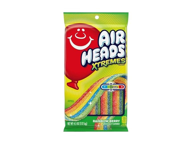 AirHeads Xtremes Peg Bag, Rainbow Berry, 4.5 oz - Image 1