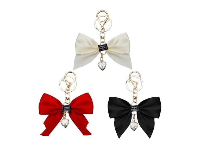 CIZITBE Elegant Bow Charm KeyChains - Image 1