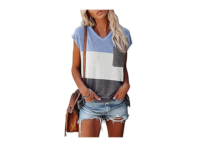2 Pack Womens Casual Short Sleeve Shirt  - Image 1