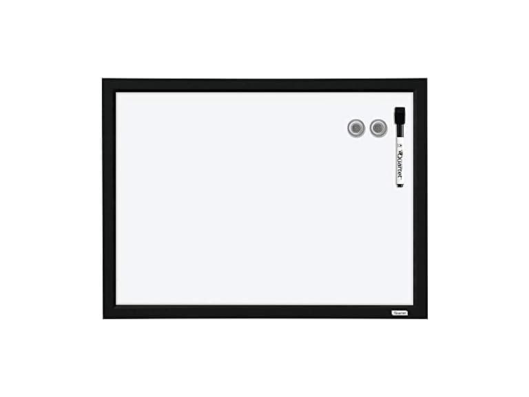 Quartet Magnetic Whiteboard 17x23 Blk - Image 1