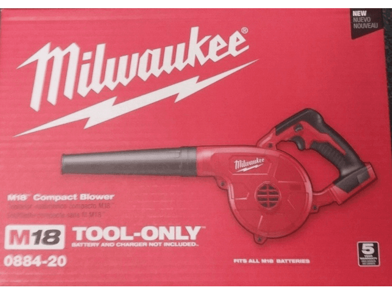 Milwaukee 0884-20 M18 18V Compact Blower - Image 1