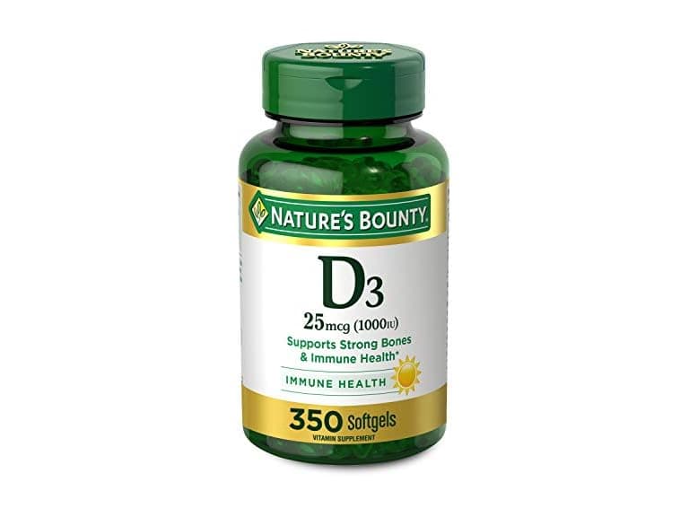 Natures Bounty Vitamin D3 1000 IU Softgels 350 ct - Image 1