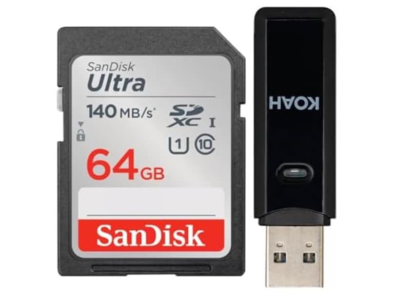 SanDisk 64GB Ultra UHS-I SDXC Memory Card - Image 1