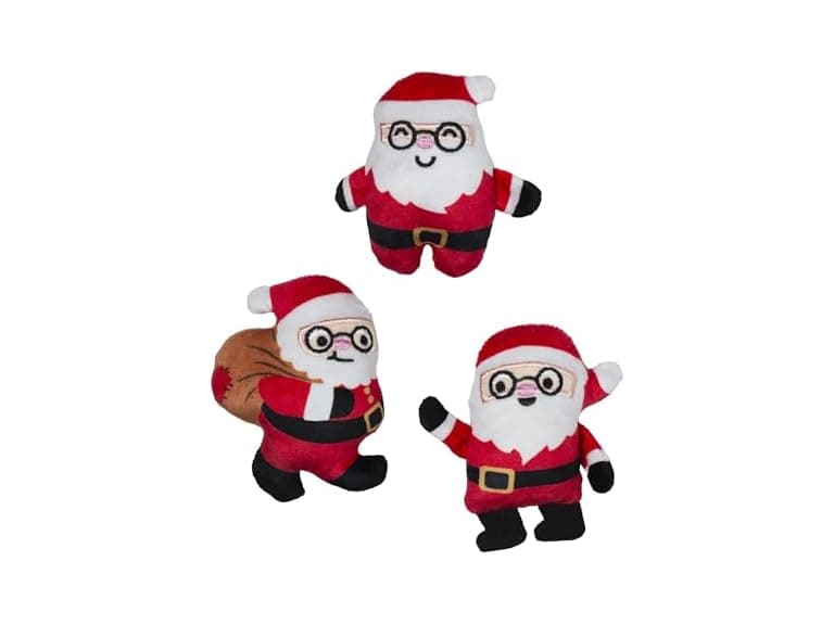 Fringe Studio Pet Toy, Rebels Without A Claus Santas - Image 1