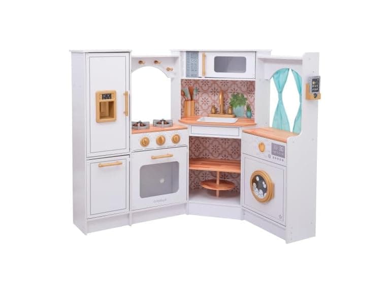 KidKraft Ultimate Corner Wooden Play Kitchen - Image 1