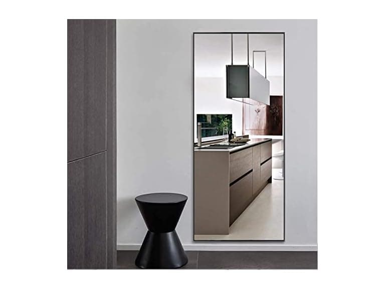 MIRUO 59"x16" Full Length Mirror Black - Image 1