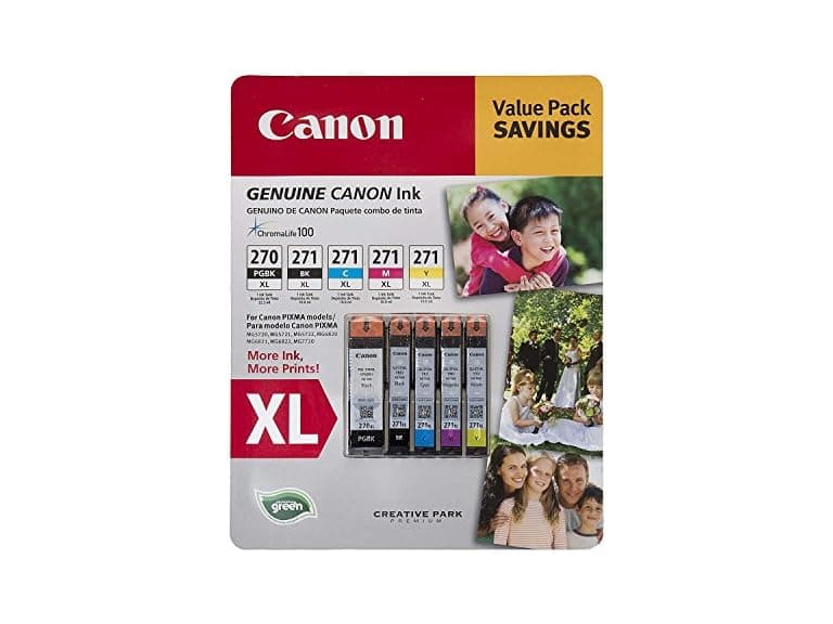 Canon GI-270XL, CLI-271XL Ink Cartridges C/M/Y/K - Image 1