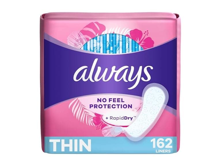 Always Daily Liners 162ct - Image 1