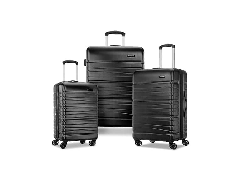 Samsonite Evolve SE Hardside, Bass Black, 3PC Set (CO/M/L) - Image 1