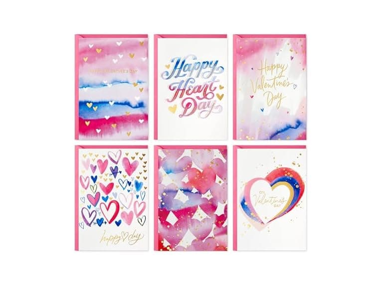 Hallmark Valentine's Day Cards 36ct Gold - Image 1