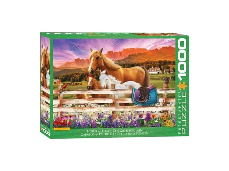 Horse and Foal 1000 Piece Puzzle - Image 1