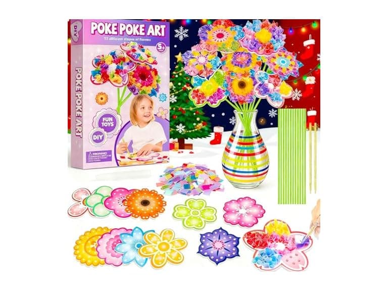 RIEYON Poke Poke Art- Flower Bouquet Kits - Image 1