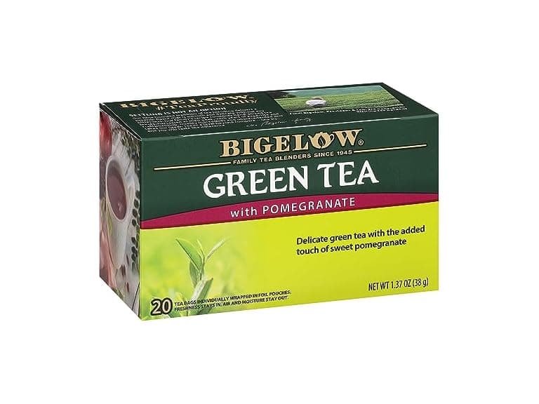 20CT Bigelow Green Tea with Pomegranate Tea Bags - Image 1