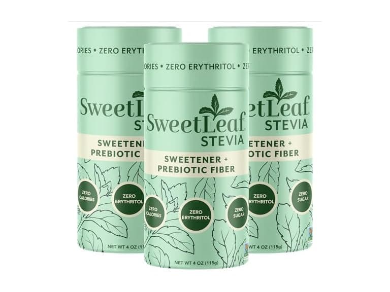 3PK SweetLeaf Stevia Powder Shaker Jar - 4 oz. - Image 1