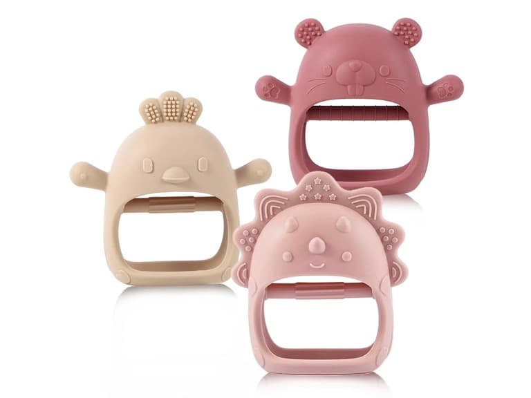 3-Pack Baby Teething Mitten - Image 1