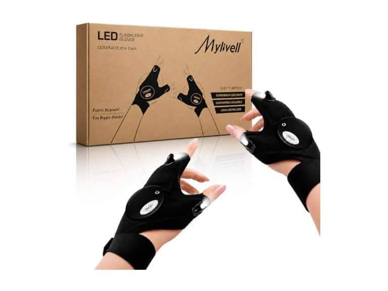 Mylivell CON-02 LED Flashlight Gloves - Image 1